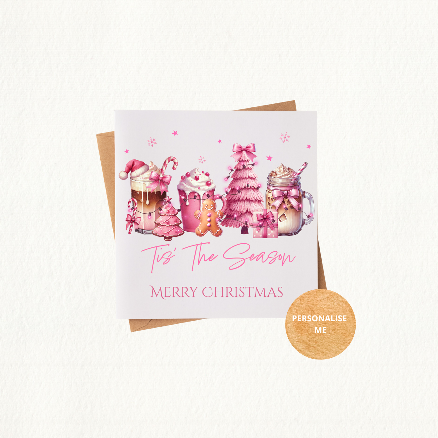 Personalised Christmas Card - Tis the Season