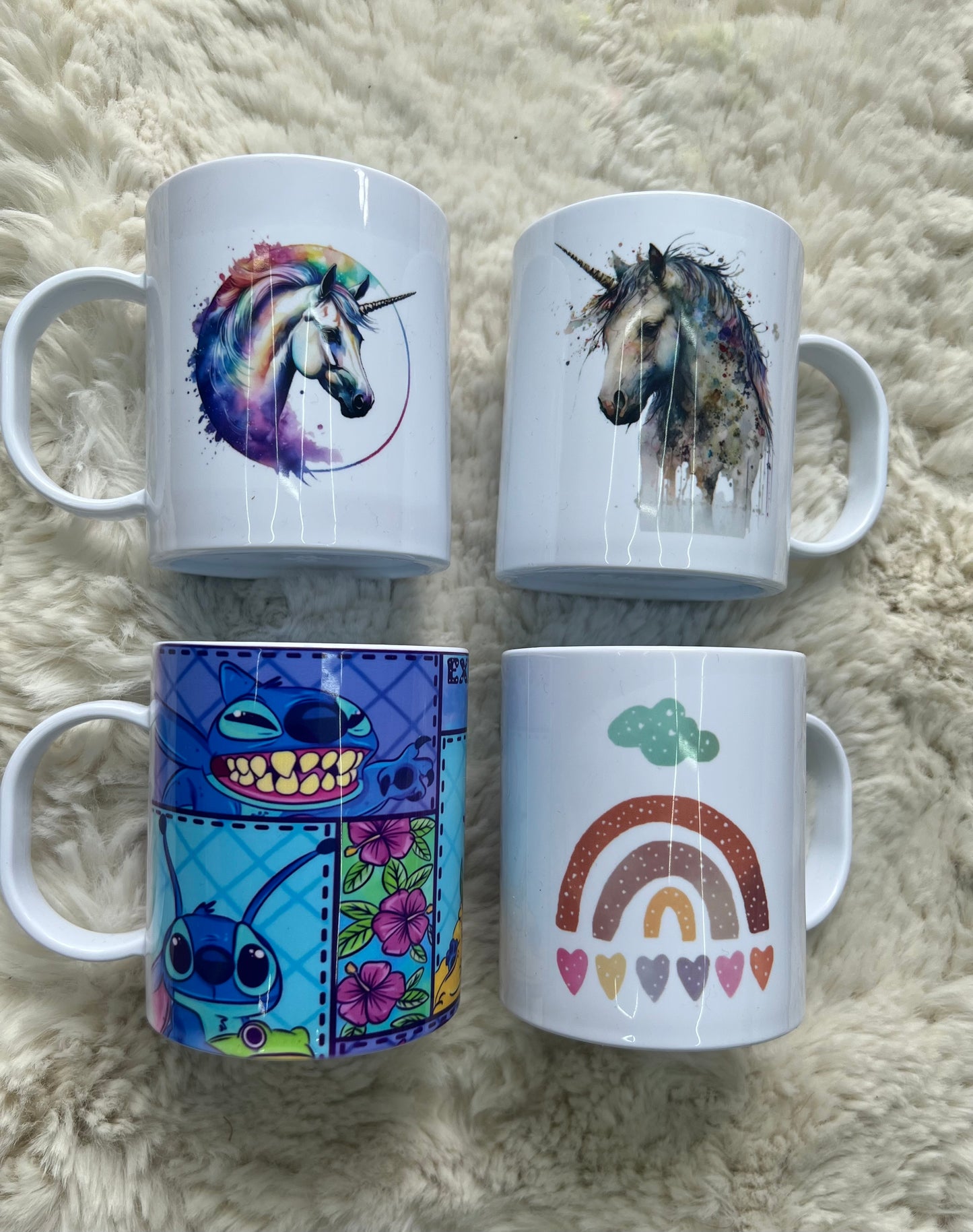 Plastic Mugs - Girls