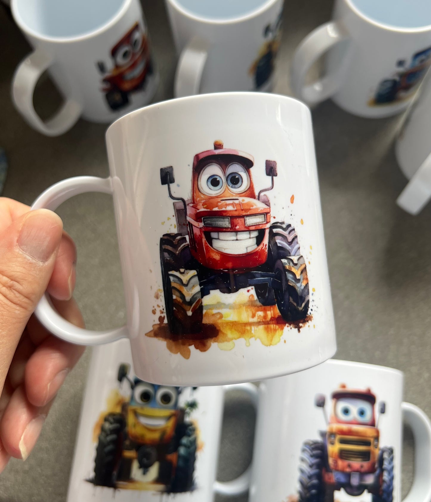 Plastic Mugs - Tractors