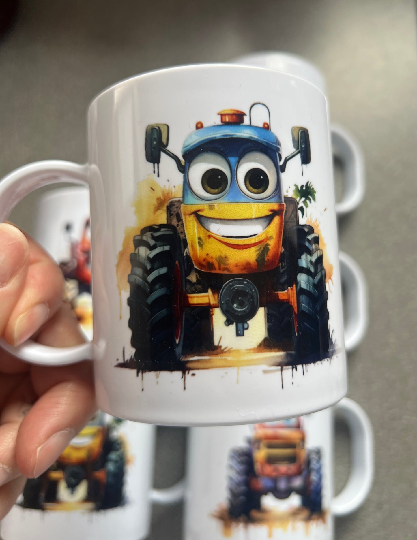 Plastic Mugs - Tractors