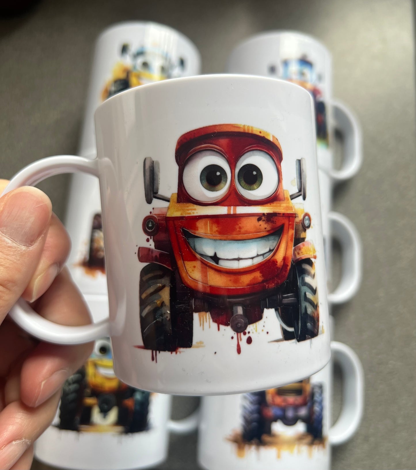 Plastic Mugs - Tractors