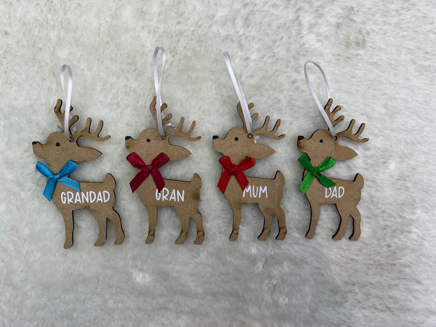 Reindeer Bauble - Personalised