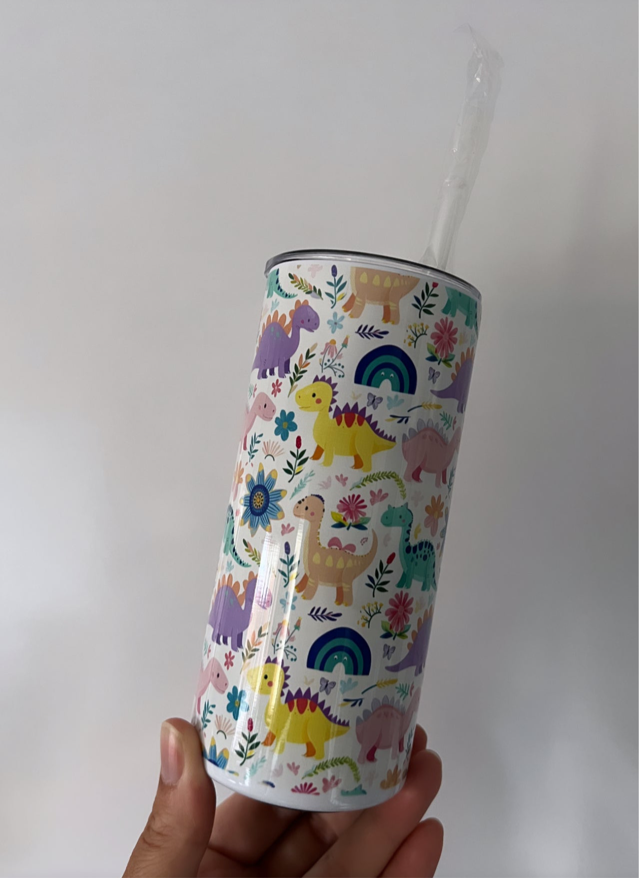 Tumbler - Pink Dino