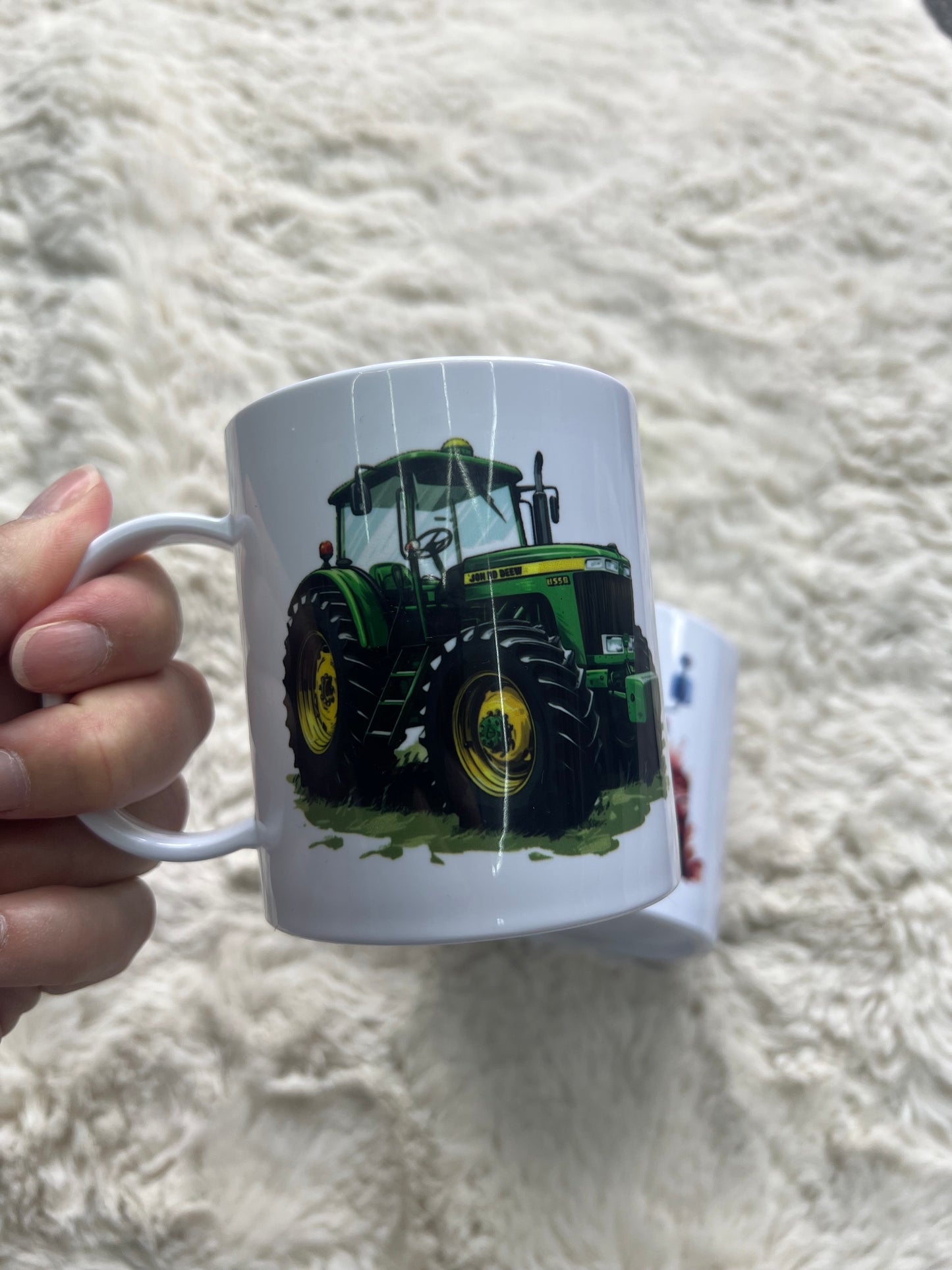 Plastic Mugs - Tractor