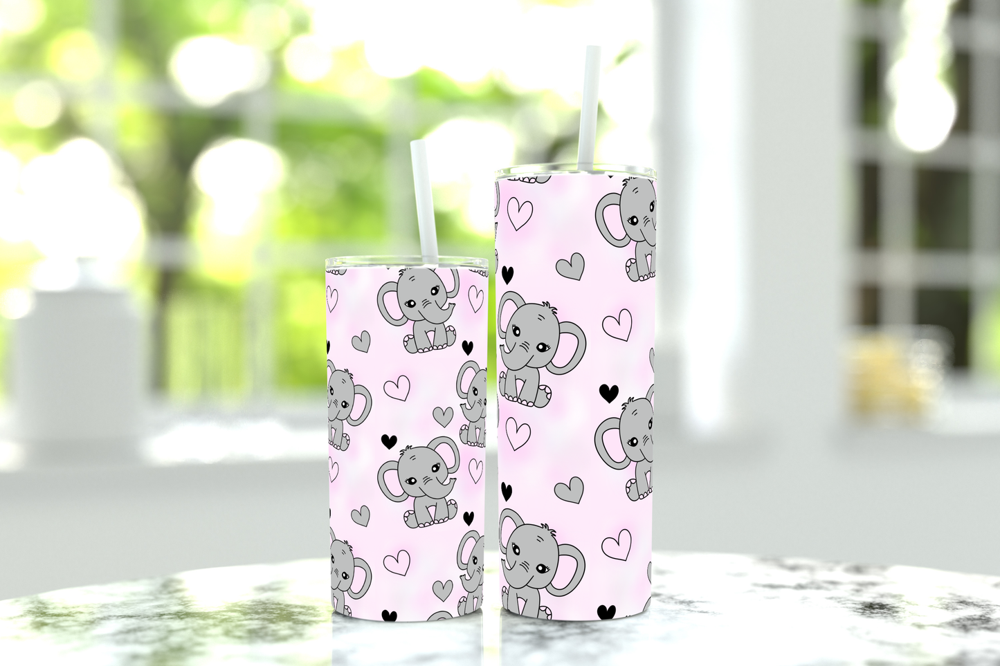 Tumbler - Elephants