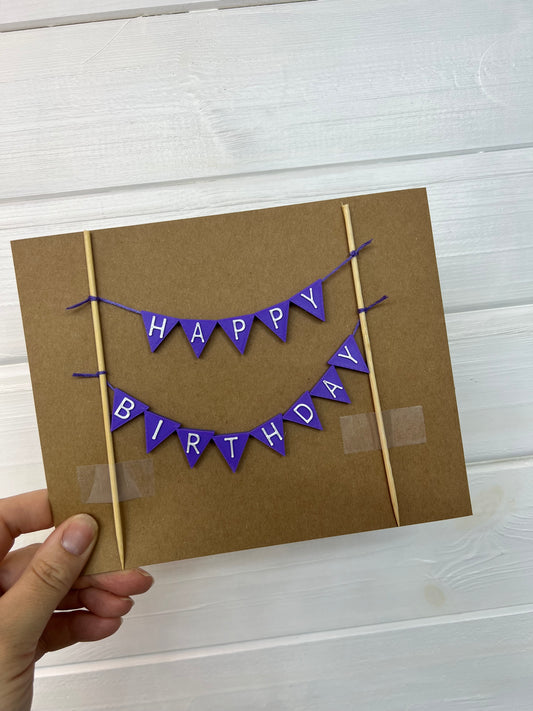 Cake Bunting Topper