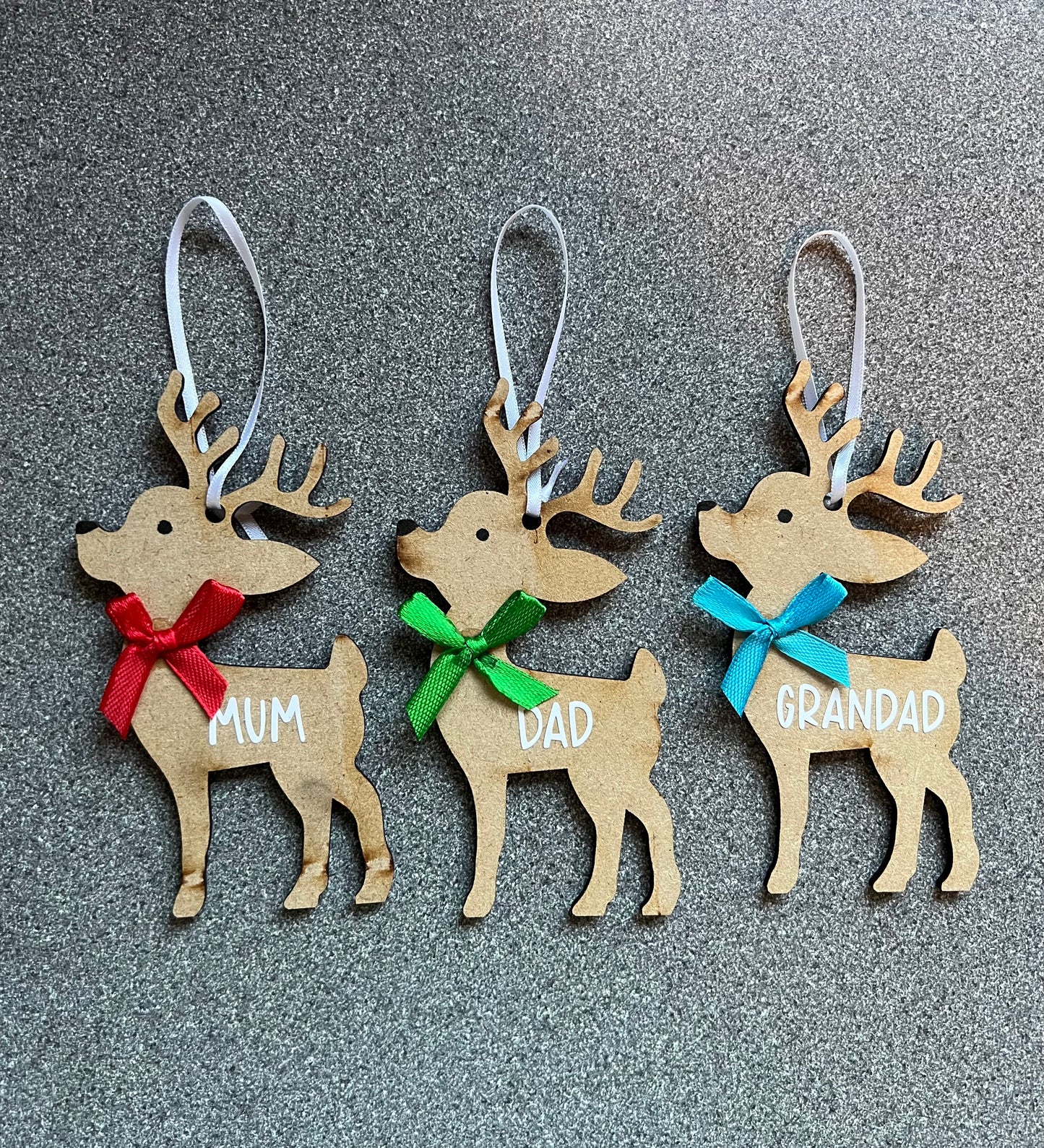 Reindeer Bauble - Personalised