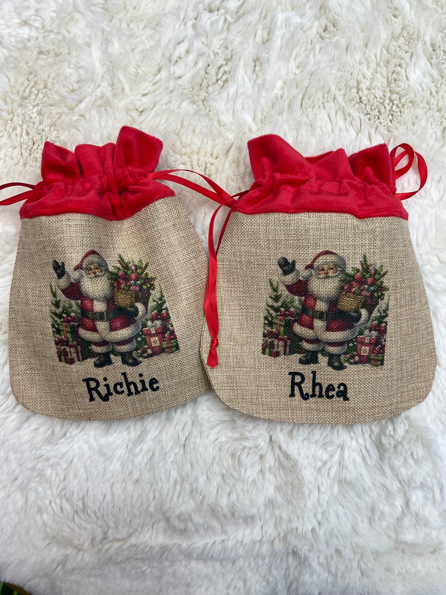 Santa Treat Bags - Personalised