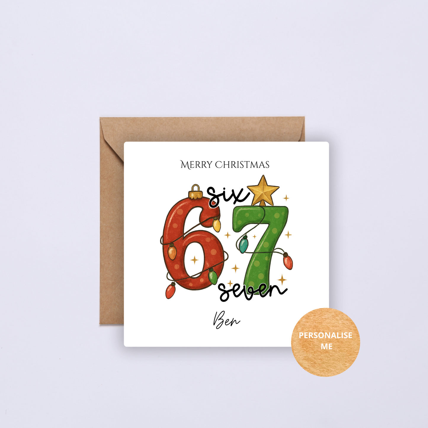 Personalised Card - 67