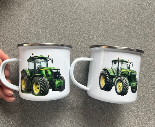 Enamel Mugs - Tractors