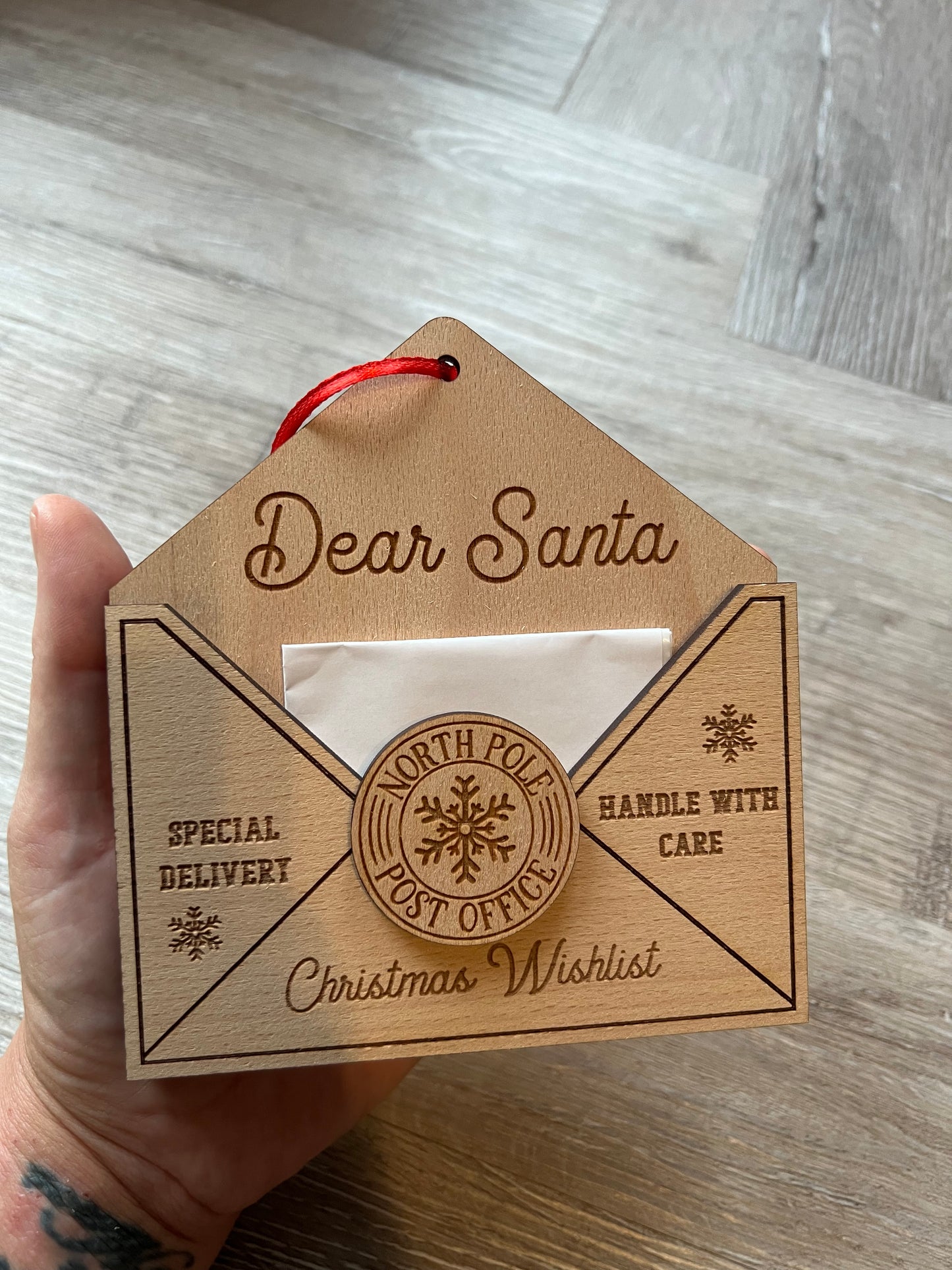 Letter to Santa Bauble