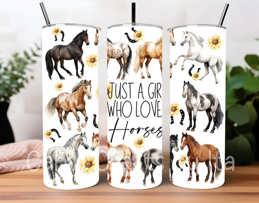 Tumbler - Horses