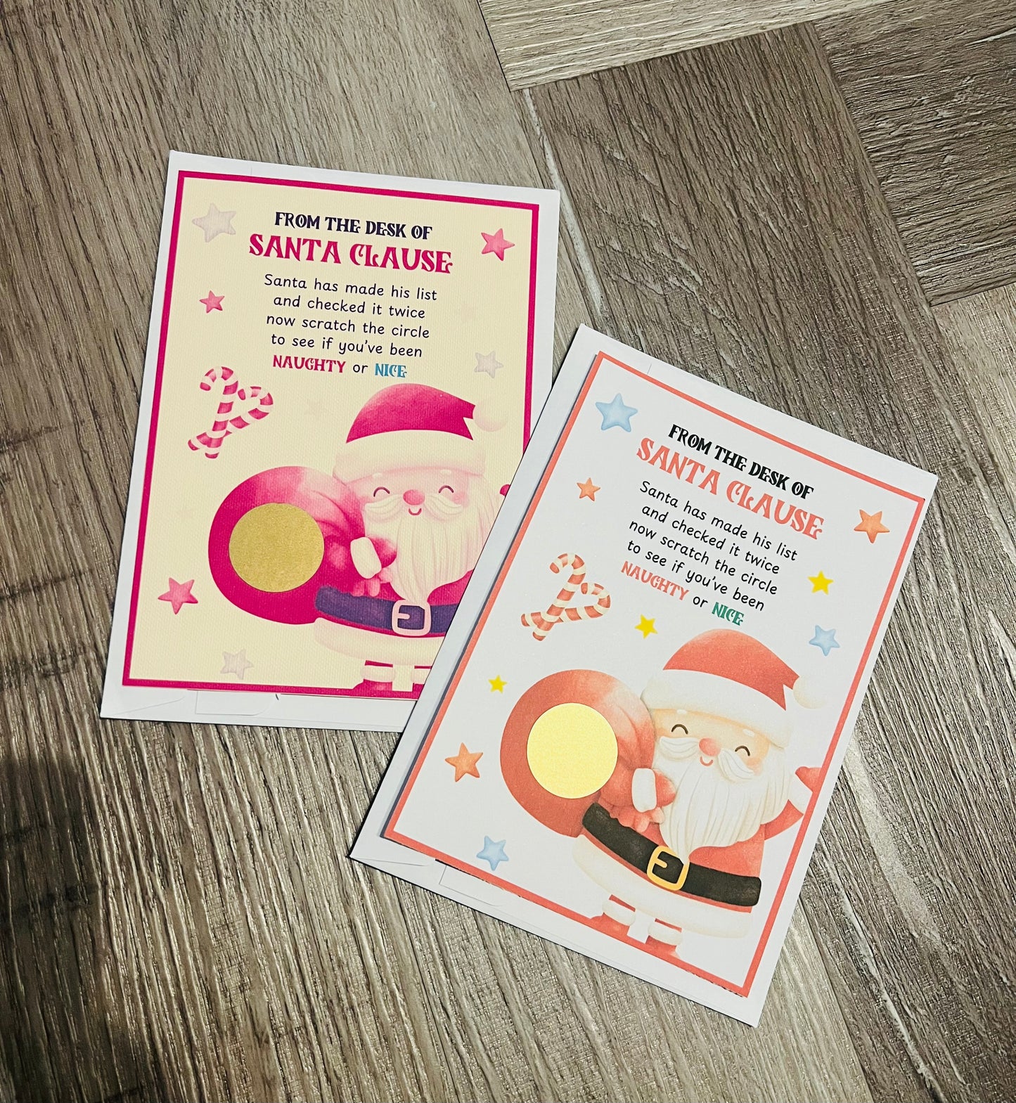 Christmas Scratch to Reveal - Naughty or Nice List