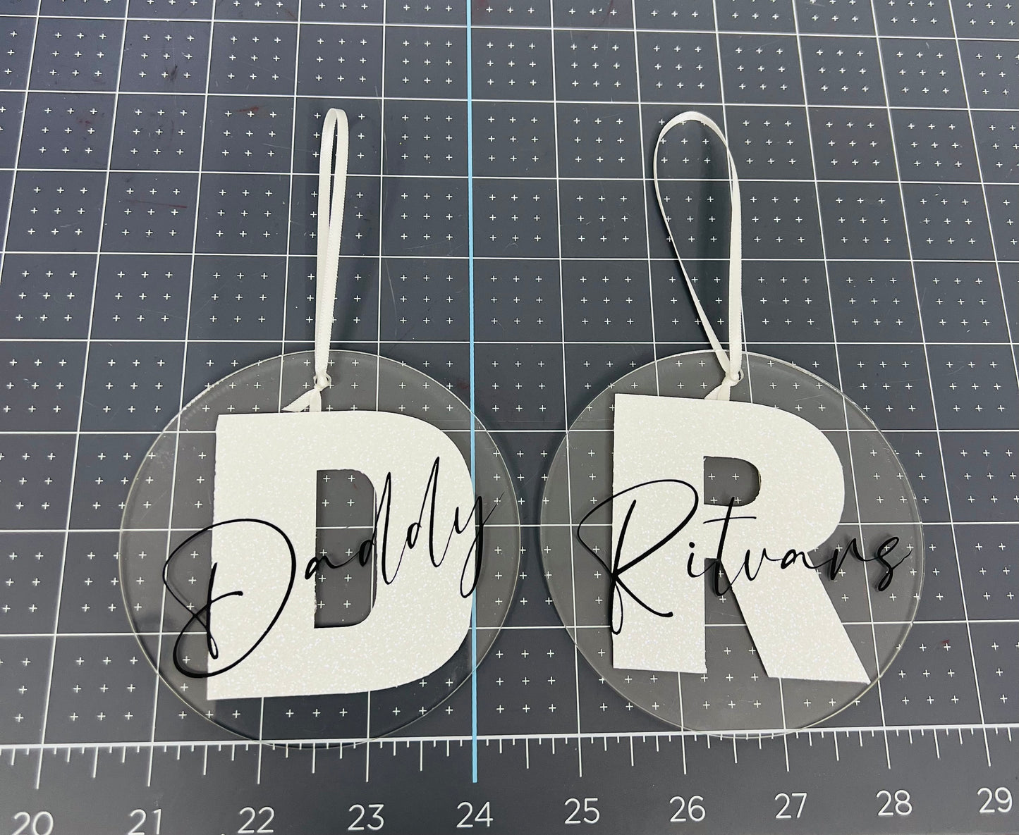 Acrylic Baubles - Personalised