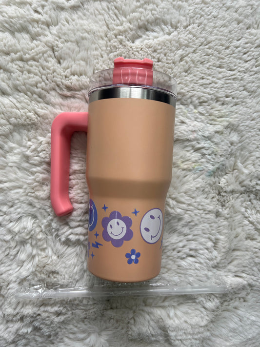 Tumbler with Handle - Retro