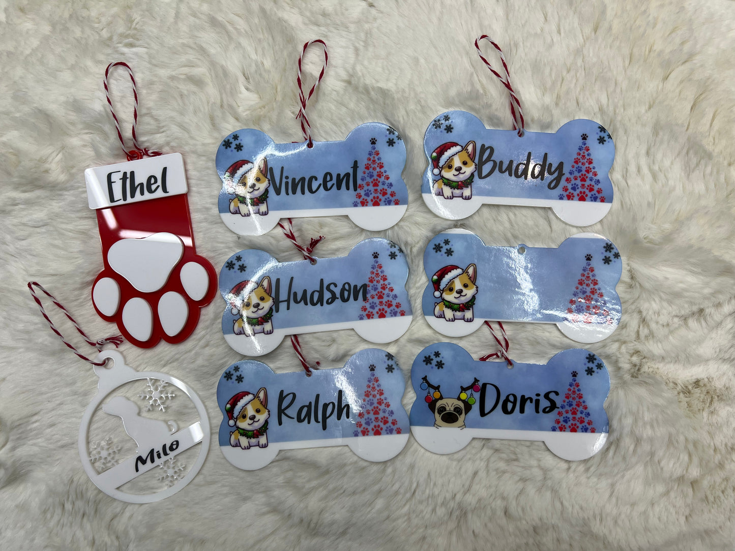 Christmas Dog Baubles