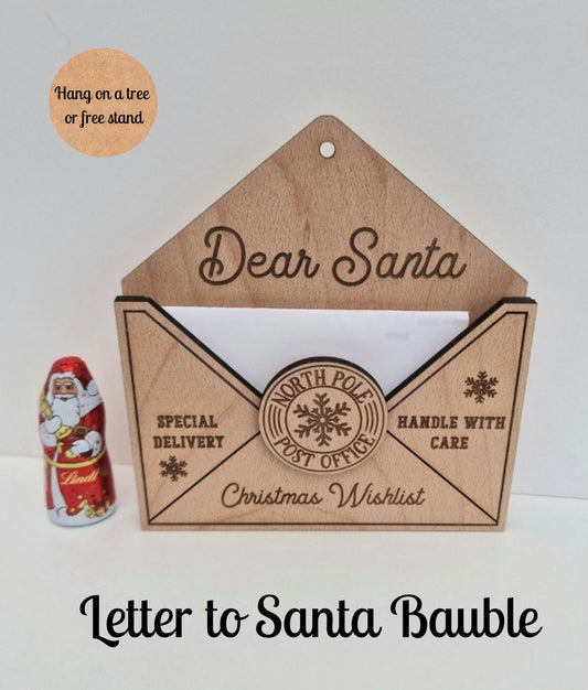 Letter to Santa Bauble