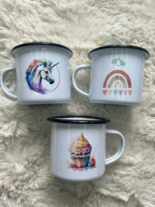 Enamel Mugs - Girls