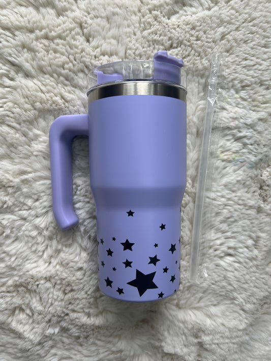 Tumbler with Handle - Stars