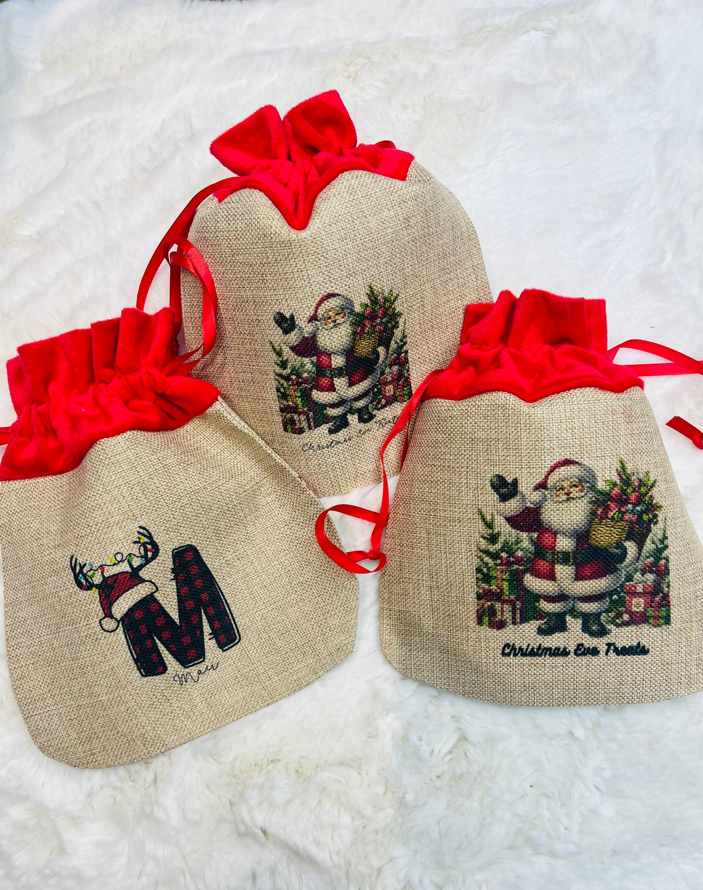 Santa Treat Bags - Personalised