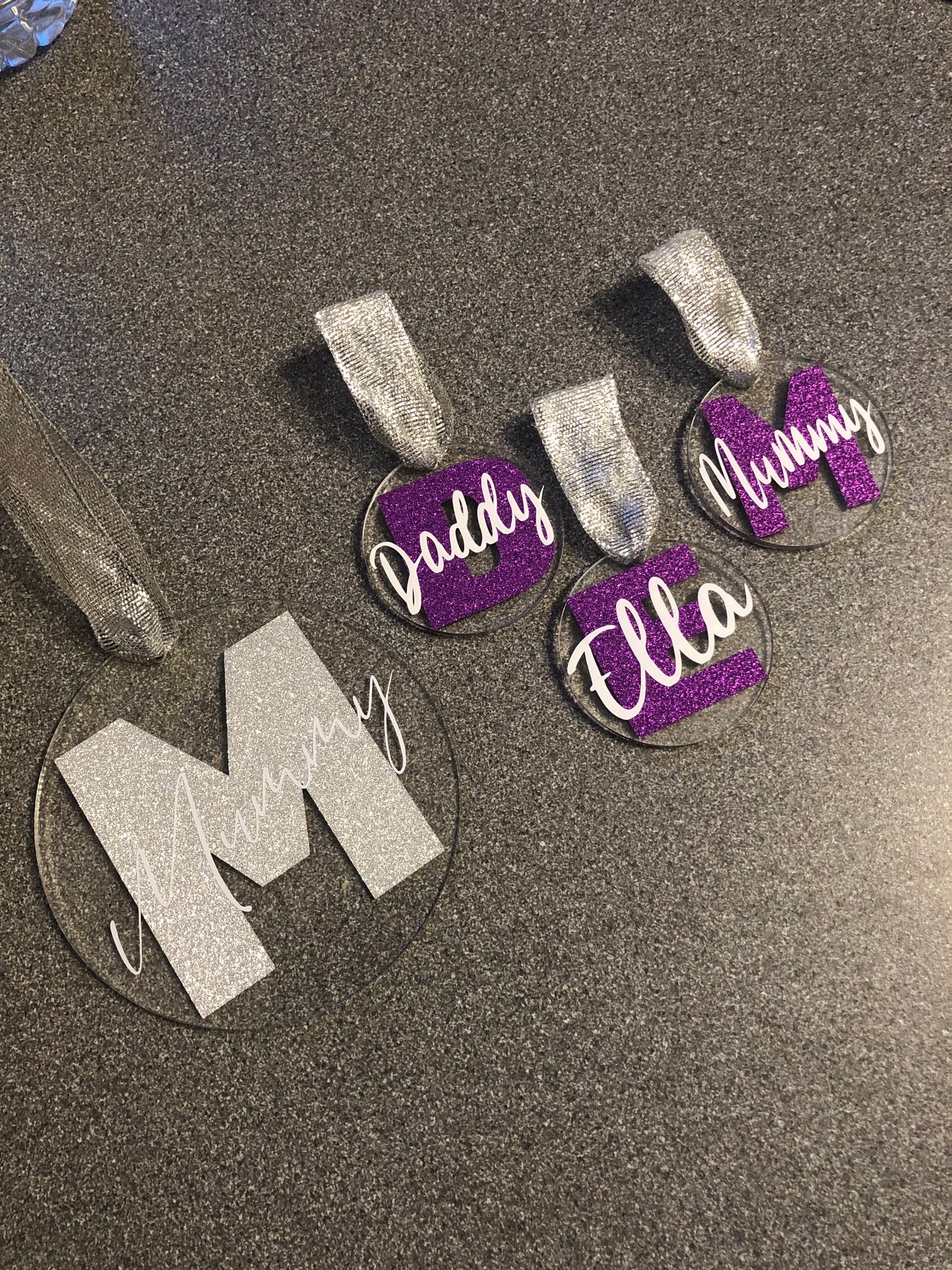 Acrylic Baubles - Personalised