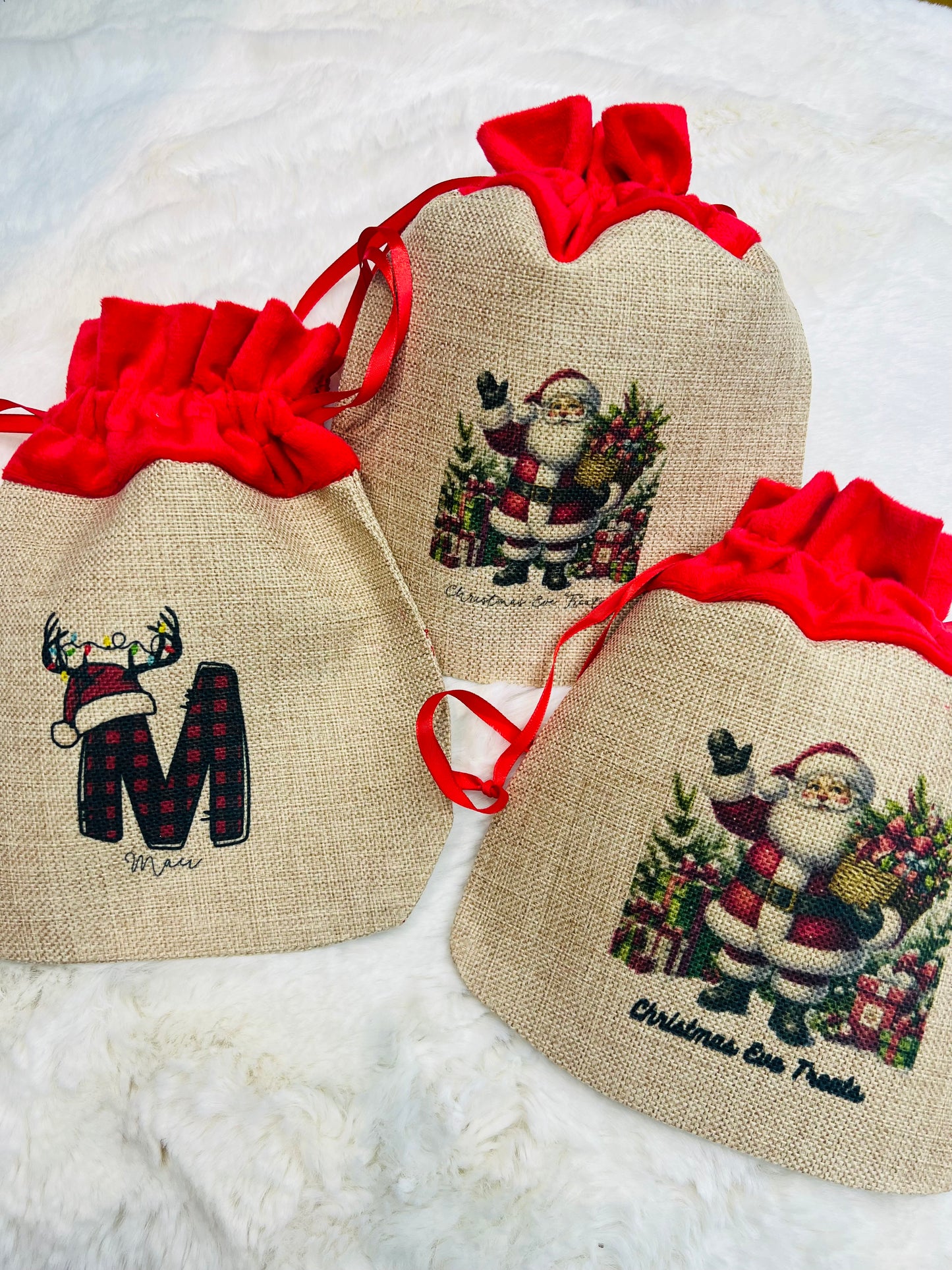 Santa Treat Bags - Personalised